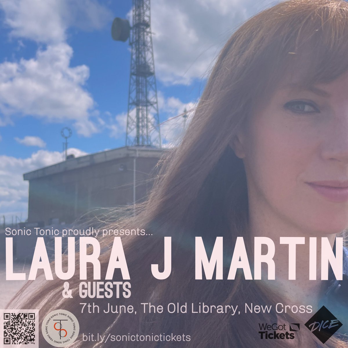 💥Pleased to announce Laura J Martin at the Old Library, New Cross, 7th June. Tickets available now!