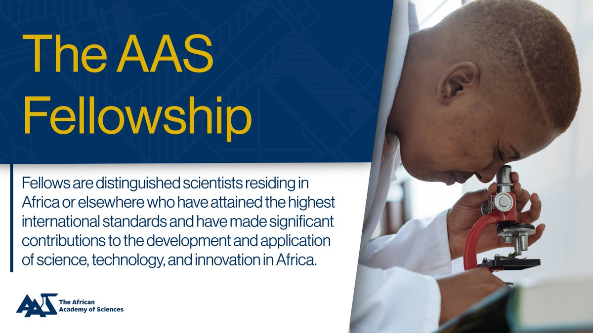 The AAS recognizes excellence by electing distinguished scholars who have excelled in their fields as Fellows. #AASFellows have made significant contributions to the advancement of #science and #innovation regionally and globally. Learn more 👉 shorturl.at/hC259
