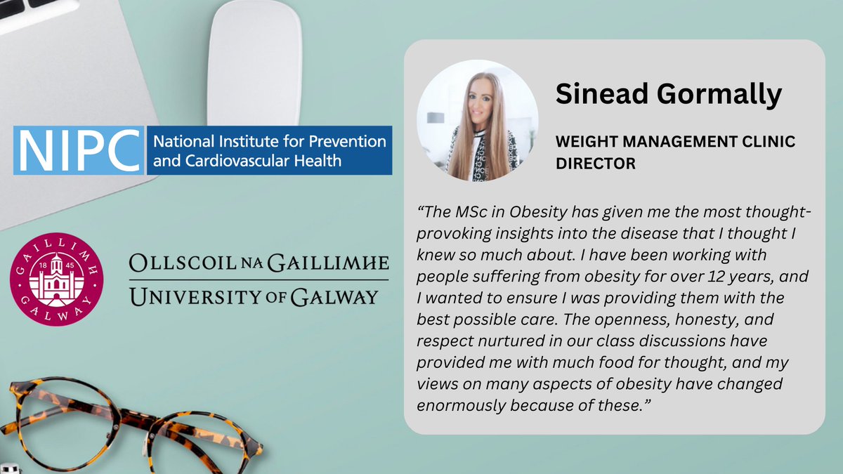 It's @WorldObesityDay #WOD2024 Let’s talk #ObesityAnd Education! If you are a #HCP and to want to develop your knowledge and skills in #obesity management, check out our MSc in Obesity. In partnership with @uniofgalway Full details⬇️ nipc.ie/education/post…