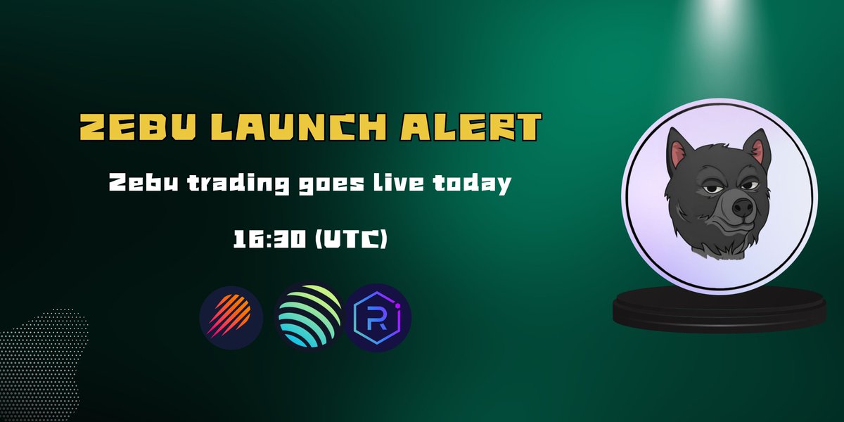 ZebuSolana's tweet photo. $ZEBU TRADING GOES LIVE TODAY 🐻

🐻Where : Raydium , Jupiter & Meteora
🐻When : 16:30 (UTC)
🐻 Join : https://t.co/qQzBrqrfLb

💚+♻️ & Drop your $SOL Wallets 👇