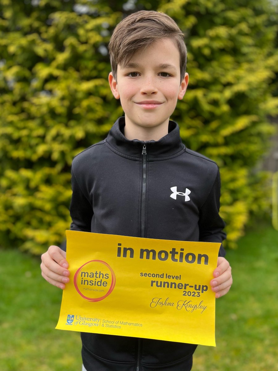 Congratulations to Josh K (J6) who is runner up in the Flick-onometry competition run by University of Glasgow. Josh's photo stated "The maths behind a rainbow flick is complex; you have to be able to calculate speed, height, and timing of your feet to lift the football". ⚽️⚽️