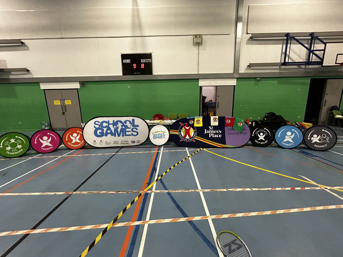 We’re all very excited this morning for our first @Panathlon event. Over the next two days we have 32 schools taking part 😁

@HowardPanathlon @CalderdaleSGO @YouthSportTrust @YorkshireSport @YourSchoolGames @CalderdaleCol