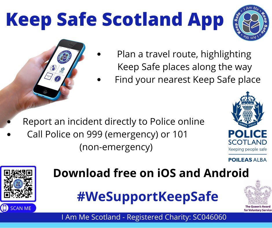 📢Keep Safe Awareness Day📢 FVSC would like to remind everyone that we are a registered Safe Space and part of the I Am Me Scotland scheme. You can find us along with many other Safe Spaces in your area on the Keep Safe Scotland app. 💜