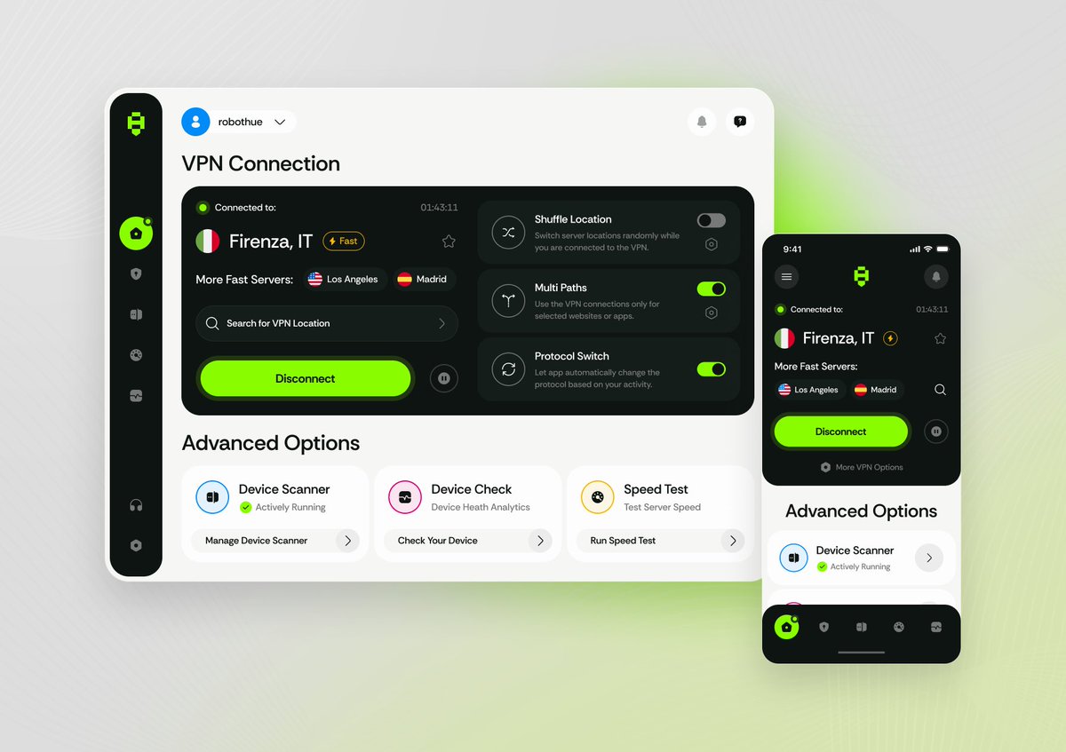 ciaodamir's tweet image. VPN app UI/UX design 🛡️💻✍️

#vpn #vpnapp #ui #ux #uidesign #uxdesign #uiux #uiuxdesign