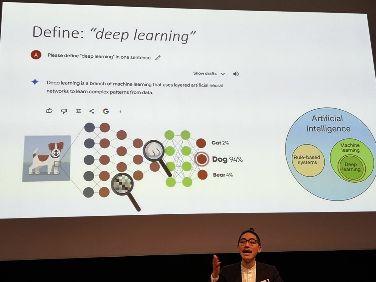 Brilliant session to kick off the Joint UK/ Dutch conference with Alexander Deng talking about Artificial Intelligence <a href="/clingensoc/">UK Clinical Genetics</a>