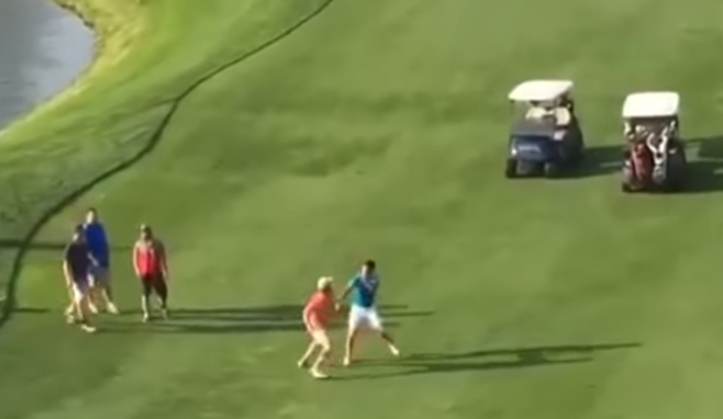 PaMaask's tweet photo. @Adam0902731 Hard it was, the #GolfWar.
No handicap given - nor asked. https://t.co/OPGKgj8klc