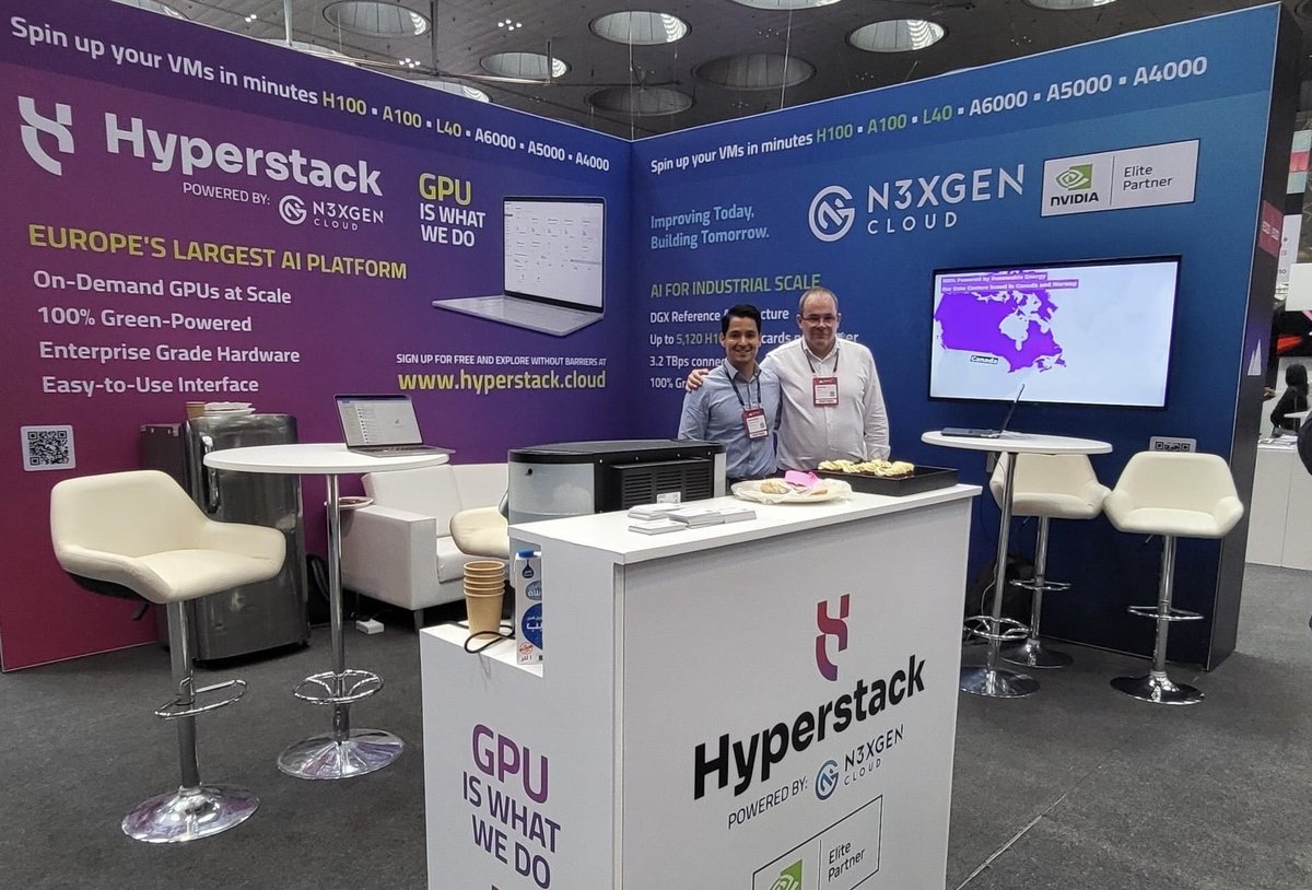 Hyperstackcloud's tweet image. Some snaps of @websummitqatar 2024!
We had an incredible time connecting with you all and diving into the exciting projects that are pushing the boundaries of technology.
#Hyperstack #WebSummitQatar #Innovation #TechConference #Technology #ArtificialIntelligence #TechIndustry…