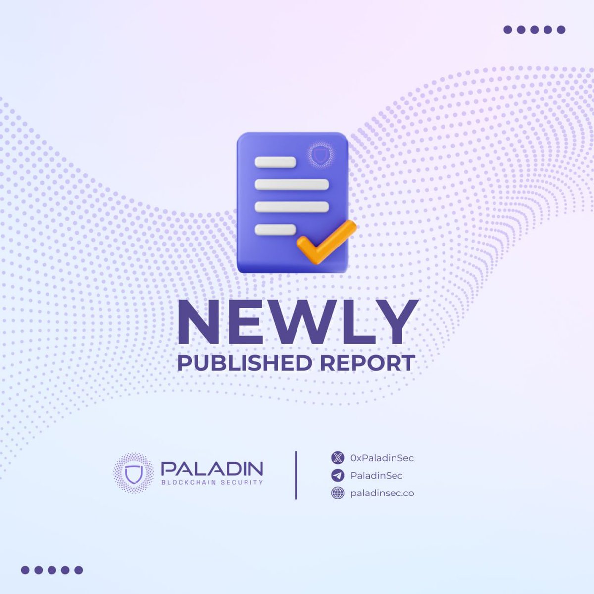 Pleased to announce the successful conclusion of our audit for @BlackRockFi

Check out the audit report here: paladinsec.co/projects/black…

Users, kindly ensure contract addresses match with our audit. Our audits cover code-related risks; additional due diligence is advised on other