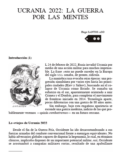 Se cumplen dos años de la invasión de Ucrania 🇺🇦 por parte de Rusia 🇷🇺.
¿Quieres profundizar en algunas claves del conflicto?
Os recomendamos este artículo de la Revista General de Marina, que puedes leer en nuestra #BVD 👉bit.ly/3P55SYg