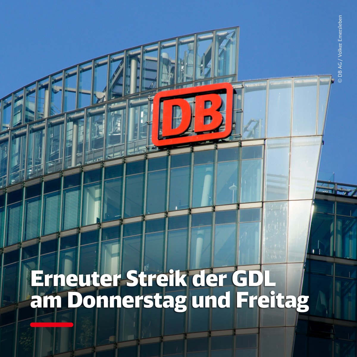 #GDLStreik angekündigt: Im Personenverkehr soll der #Streik von Do, 7.3., 2 Uhr bis Fr, 8.3., 13 Uhr dauern. Weil die GDL nicht ihre Maximalforderungen bekomme, streike sie wieder. Das sei stur und egoistisch, so DB-Personalvorstand Martin Seiler. Mehr: deutschebahn.com/de/presse/pres…
