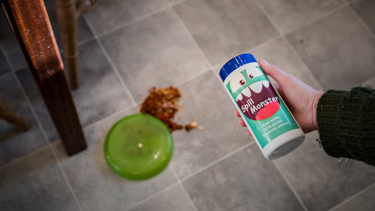 Are you fed up of cleaning up those everyday spills? Don't worry, The spill monster is always on hand to help you out. 👐 Get yours today. spillmonster.com #Spillmonster #cleaningaid #smartcleaning #cleanhome #cleaningtips