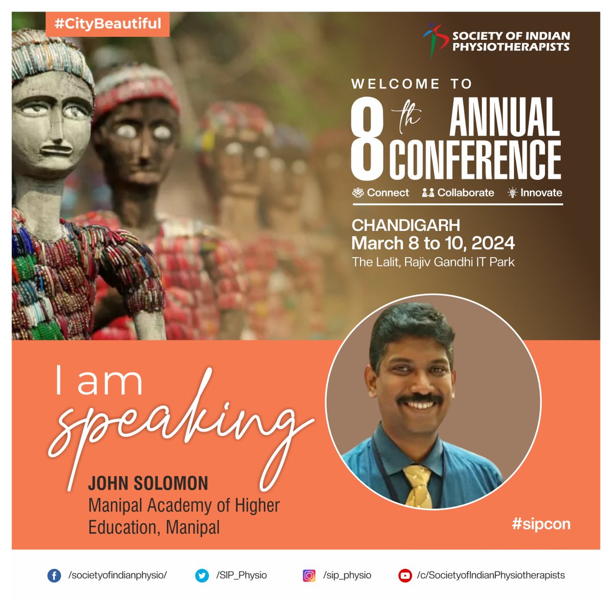 johnsolomon78's tweet image. Speaking on two focused symposiums at SIPCON24 at Chandigarh.
1. Predictors of motor recovery after stroke
2. Developing Clinical Practice Guidelines for Physiotherapists in India
Looking forward to an active interaction with the participants. #SIPCON