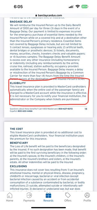 Hey @AskBarclaysUS. This is about the American Airlines Aviator card and the baggage delay insurance<a class="tags" target="_blank" title="On Twitter" href="/?out=eyJ0eXAiOiJKV1QiLCJhbGciOiJIUzUxMiJ9.eyJpYXQiOjE3MjY3NzY1NDgsImlzcyI6InR3cG9ybnN0YXJzLmNvbSIsIm5iZiI6MTcyNjc3NjU0OCwiZXhwIjoxNzU4MzEyNTQ4LCJyZWRpcmVjdF91cmwiOiJodHRwczovL3R3aXR0ZXIuY29tL0Fza0JhcmNsYXlzVVMifQ.zHLa8vI2-X-pI0aOkIgACw9iD8XGZCypd5fOA-d4j72laMpDgDsahKaA0rFmUotlkAyUwnrMJcjsOKpdD-pGQA">@AskBarclaysUS</a><a href="/tag/socal"class="tags"><span>#socal</span></a>