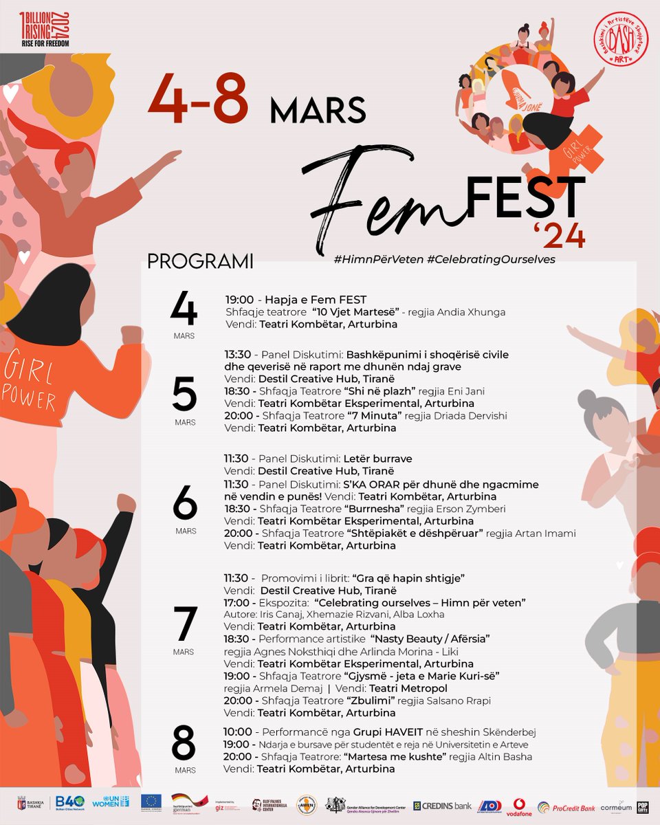On International Women's Week, we join Bash Art supporting #FemFEST 2024.  
From 4-8 March, the festival gathers artists, activists, writers & politicians to give voice to gender equality & women's economic empowerment, through different art genres & panel discussions.
#CountMeIn
