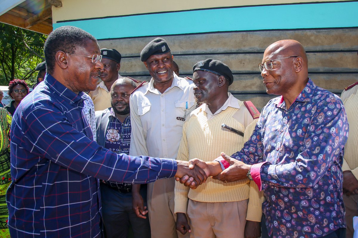 MPESA_FDN's tweet photo. Recently, we were joined by Hon. @HonWetangula, Speaker of the National Assembly of Kenya, as we handed over the renovated and newly constructed school infrastructure to Gamoi Pri School in Vihiga County. We were represented by Joe Ogutu, @SafaricomFDN Chairman. #TransformLives https://t.co/GmK0LCNjGs