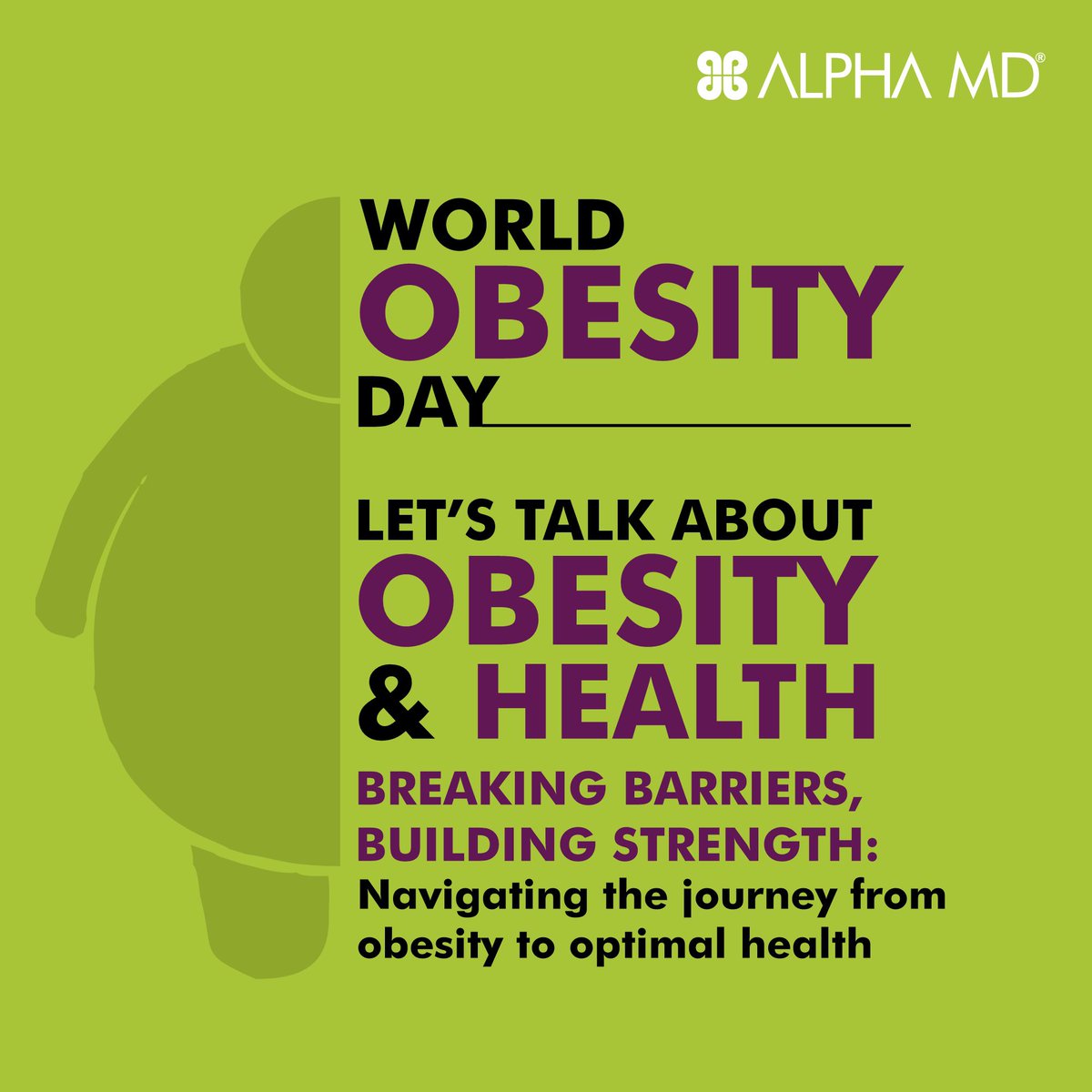 It’s time to address #obesity head-on, support the #cause, help others make mindful choice. Let’s not overlook this #health #crisis. Act now!
#healthcare #letstalkaboutobesity #LetsTalk #worldobesityday #behealthy #HealthyLife #HealthyEating