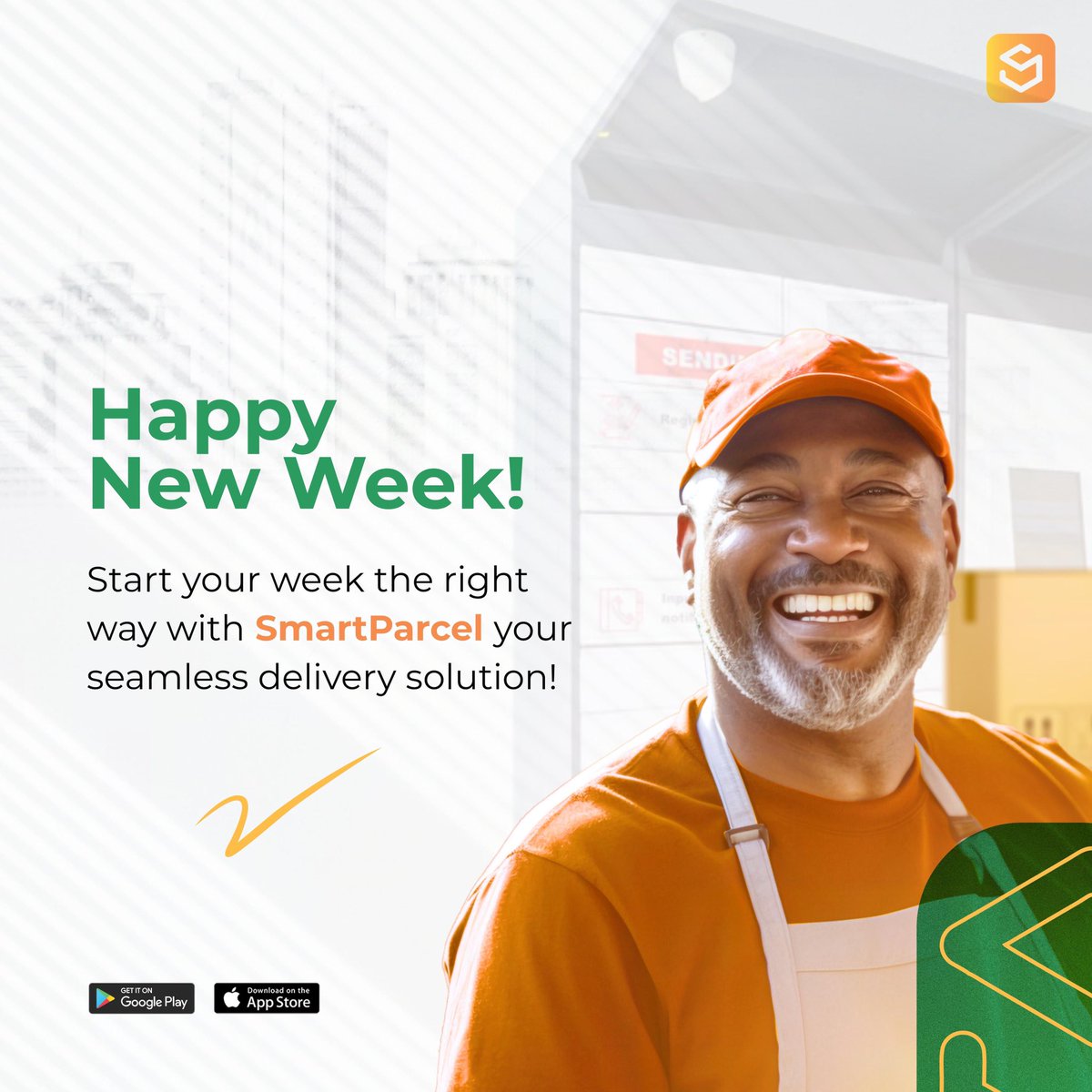 Start your week properly with SmartParcel, your ultimate delivery solution! 

Say hello to hassle-free deliveries and a productive week ahead. 

#SmartParcel #DeliverySolutions #SmartLocker #NewWeek