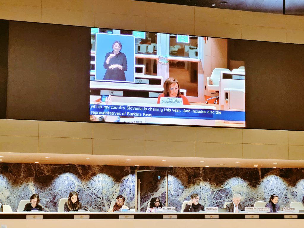 Slovenia to UN Geneva (@slotoungeneva) on Twitter photo At the opening of 30th #CRPD Committee Session, SI🇸🇮 as Chair of the <a href="/MineBanTreaty/">Anti-Personnel Mine Ban Convention</a> Victim Assistance Committee underlined human rights-based approach to mine survivors and their inclusion and participation in the CRPD frameworks.
#RightsofPersonswithDisabilities
#MineFreeWorld At the opening of 30th #CRPD Committee Session, SI🇸🇮 as Chair of the <a href="/MineBanTreaty/">Anti-Personnel Mine Ban Convention</a> Victim Assistance Committee underlined human rights-based approach to mine survivors and their inclusion and participation in the CRPD frameworks.
#RightsofPersonswithDisabilities
#MineFreeWorld