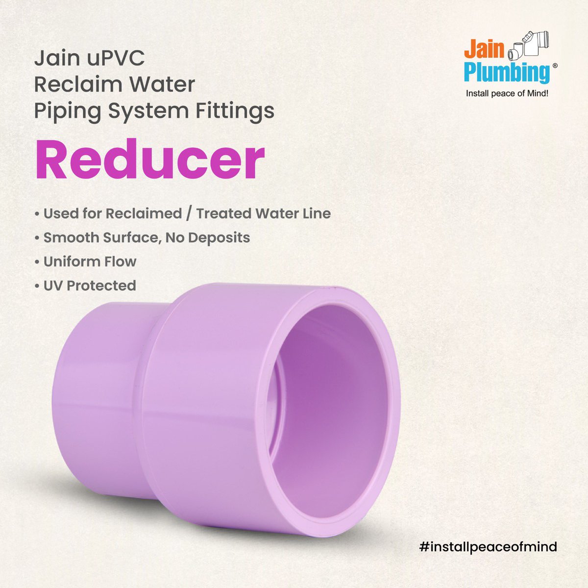 JainPlumbing's tweet image. 💪 Shield your plumbing investment with our UV-protected uPVC Reclaim Water Reducer Fitting. Engineered to withstand sun exposure, this fitting maintains its integrity over time, ensuring consistent performance for years to come. ☀️🔒

 #UVProtected #SustainableSolution…