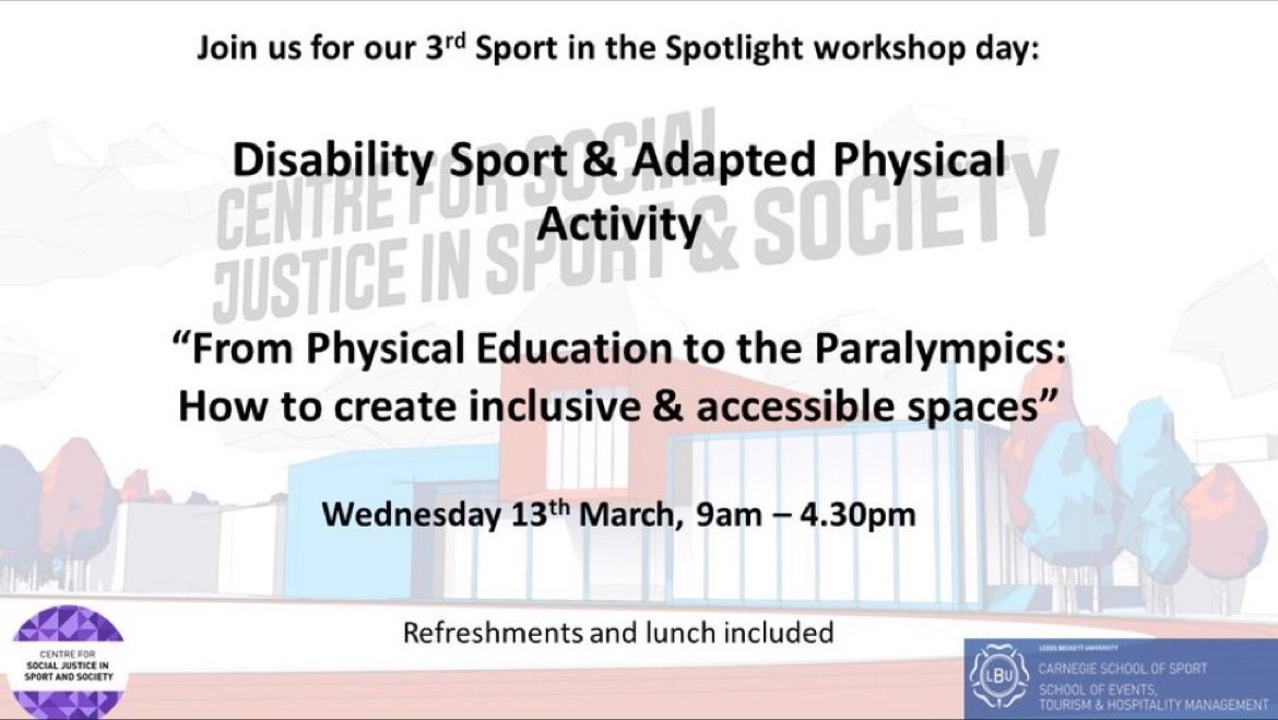 If you are interested in challenging & reframing your idea of sport and inclusion, please come along to this @TheCSJ_Sport day! IMAS Trainers with lived experience of disability will guide you through the transformational change #MixedAbility is having on community sport!