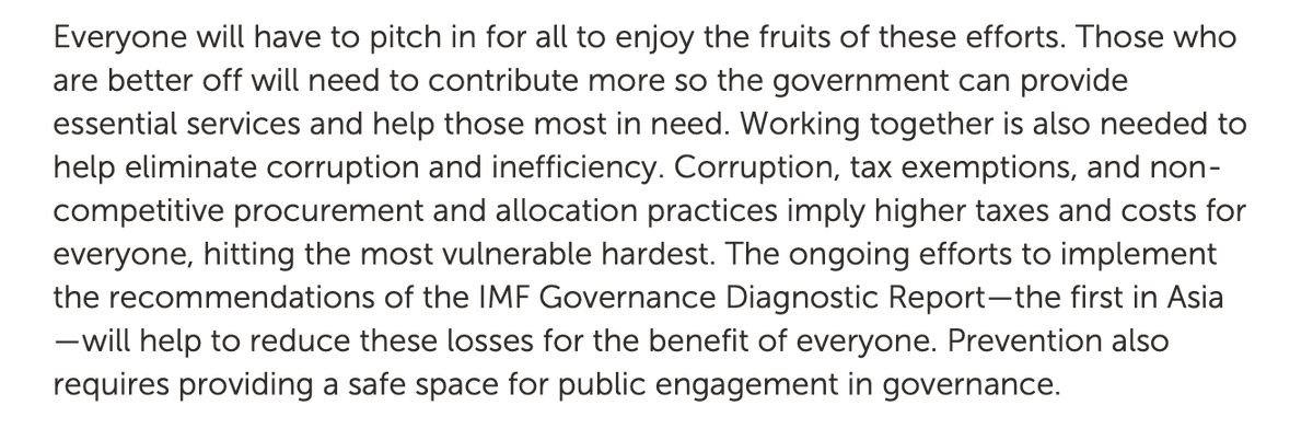 The most interesting paragraph in this 'now let us sing in praise of the IMF' op-ed on Sri Lanka is saved for the end. A lot in there but IMF should take its own advice & support reversing sweetheart tax exemptions that contributed to the crisis imf.org/en/News/Articl…