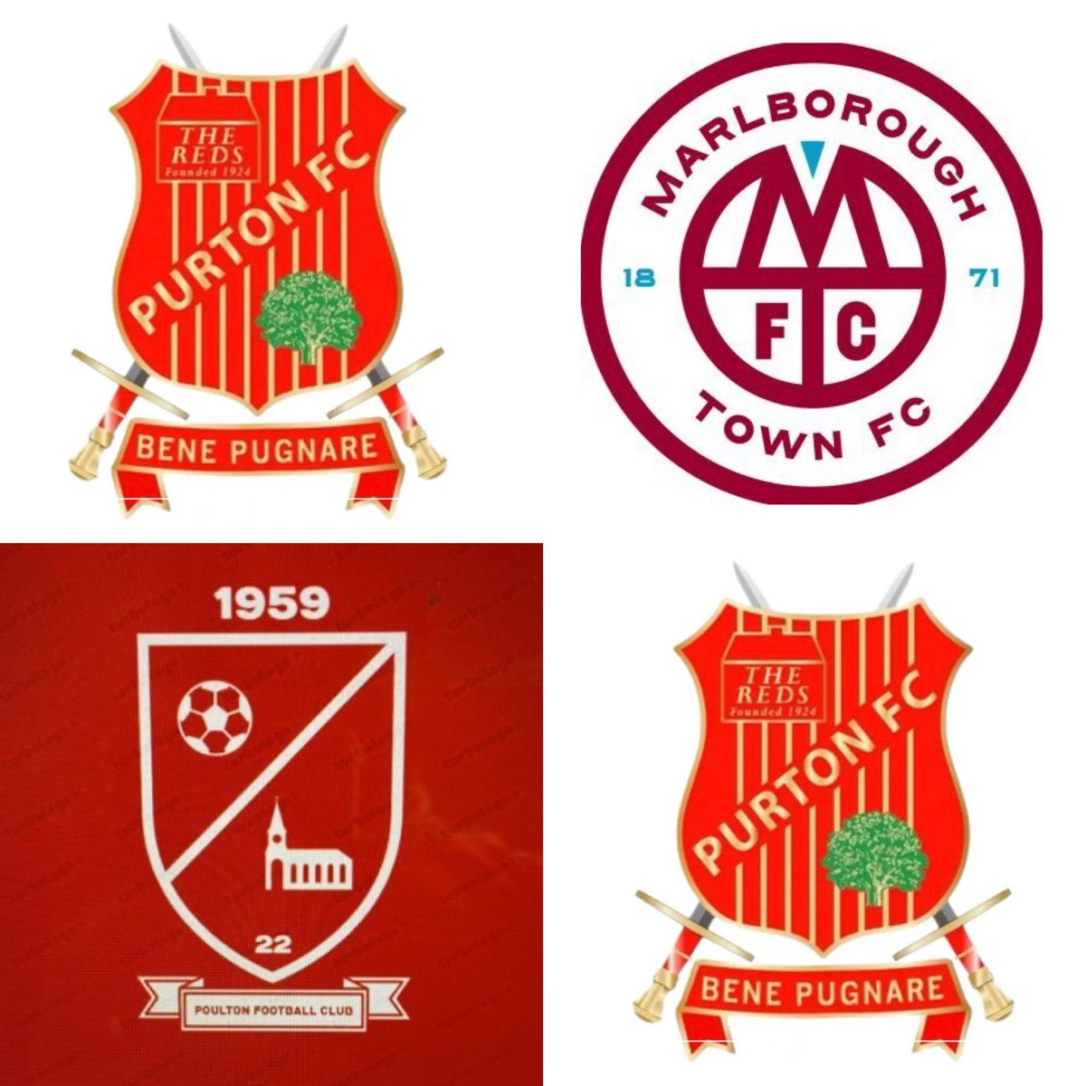Couple of big games for Purton on Saturday… 

The first will be hosting @MarlboroughTnFC at the Red House in the @WiltsLeague and our Development team will travel to @PoultonFC22 for the semifinal of the @sdflswindon Challenge Cup 🏆 

Let’s hope for a dry week ☀️