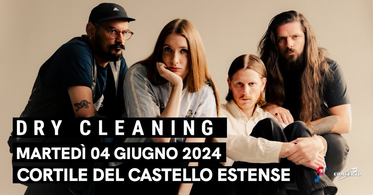 Dry Cleaning x Ferrara Sotto le Stelle Tickets onsale 12pm CET: 06.03.24 link.dice.fm/lba3cbc093ad