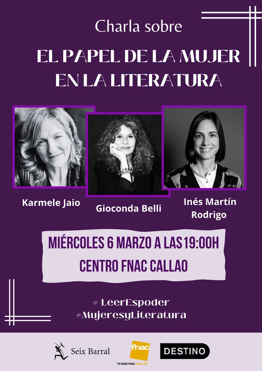 imartinrodrigo's tweet image. "Los escritores, tanto los hombres como las mujeres, han de ser egoístas para tener tiempo de escribir, pero a las mujeres no se las educa para ser egoístas".
✏️ Margaret Atwood.
Y sobre ello, entre otras muchas cosas, hablaremos el miércoles en @Fnac_ESP.
Porque #LeerEsPoder.