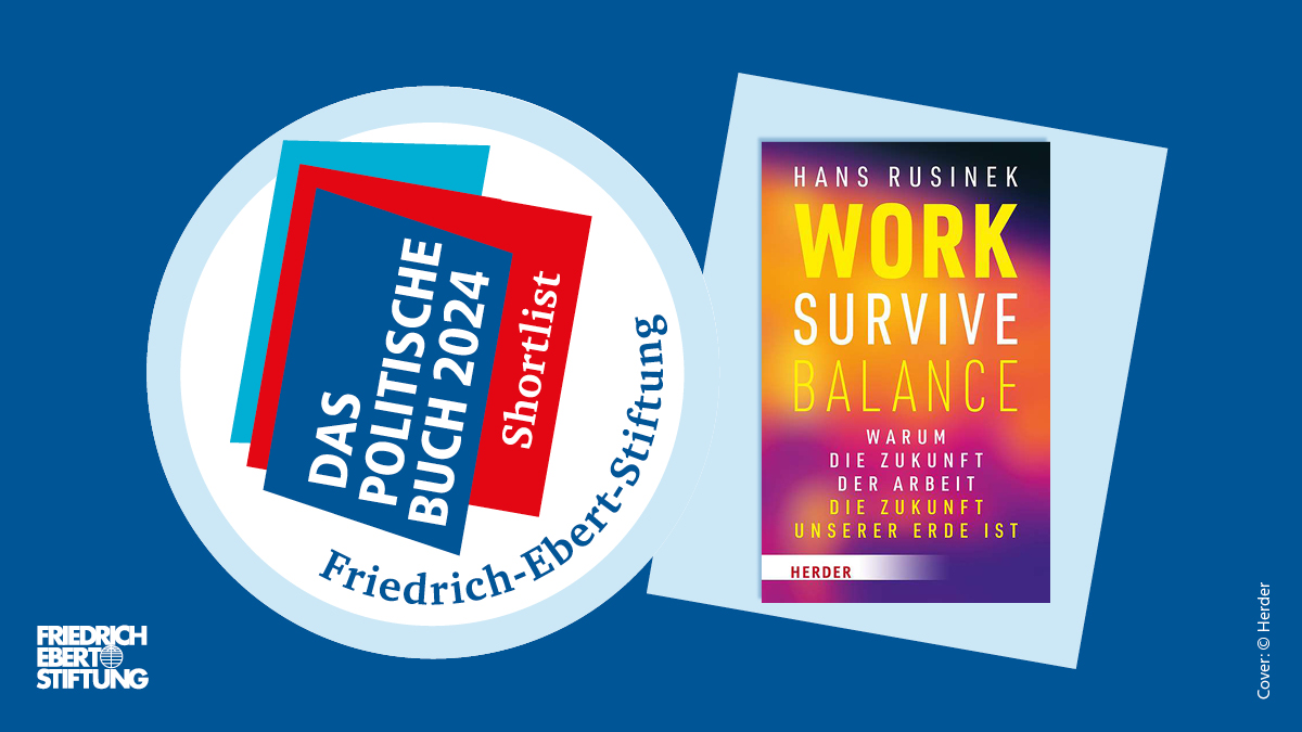 Was hat unsere Art zu Arbeiten mit der Zukunft des Planeten zu tun? Einiges! Warum wir so manches in unserer Arbeitswelt &amp; -einstellung ändern sollten, analysiert Hans Rusinek überzeugend &amp; unterhaltsam in „Work Survive Balance“. Leküre lohnt sich!
12/