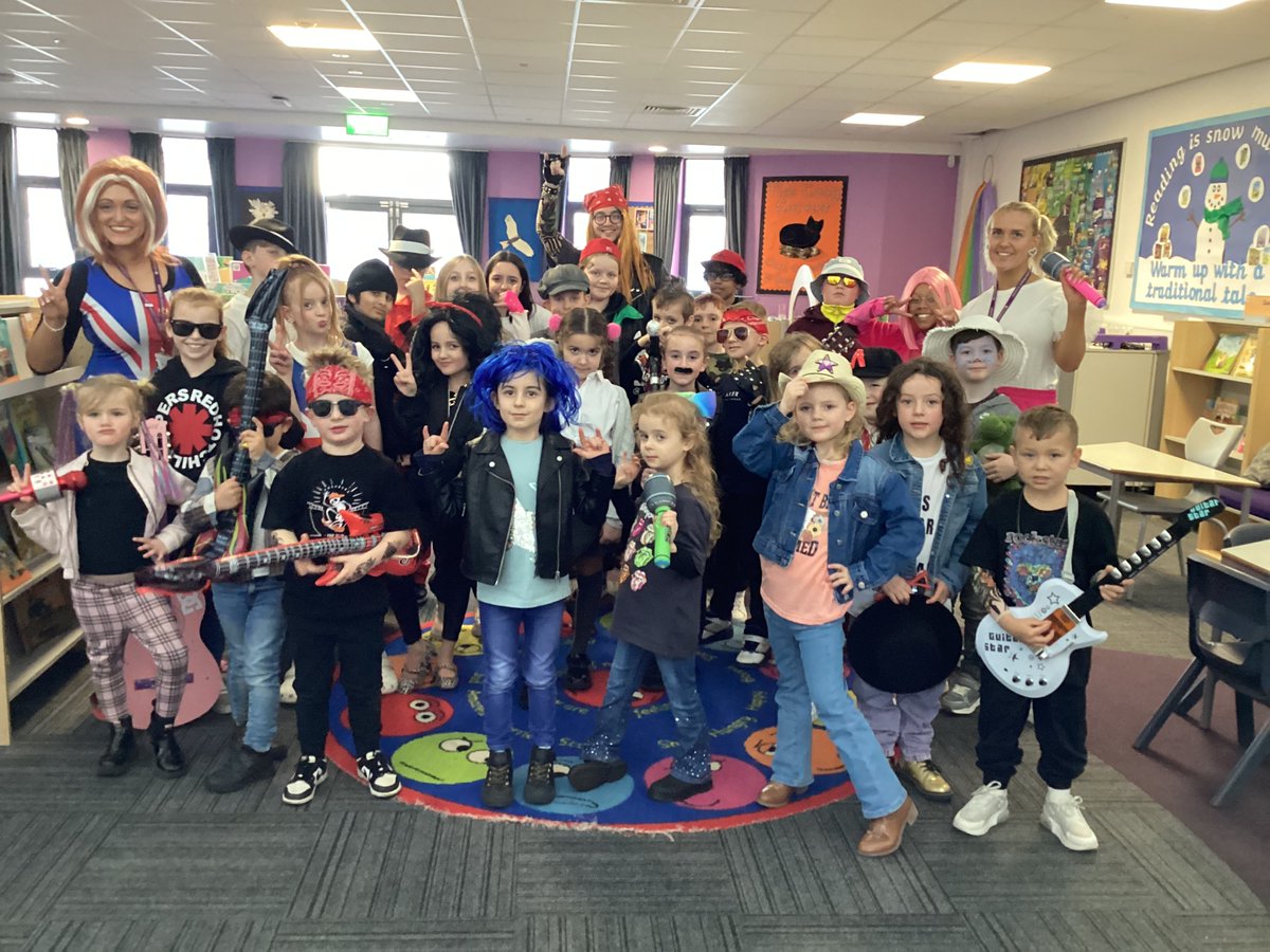 On Friday, we had a 'Dress Like Your Favourite Musician Day', where children revealed who their influential role models were. This event was to raise funds for a ukulele set as we begin our mission in educating every child in playing a musical instrument. What a success!