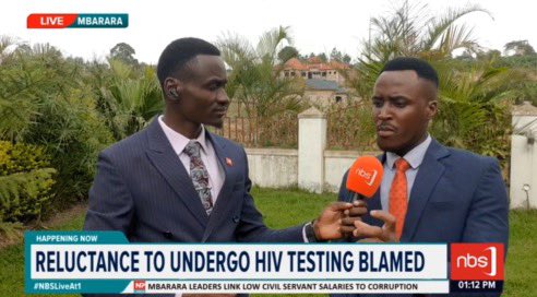 Youth belonging to the Justice Forum (JEEMA) have expressed their concern regarding the HIV prevalence in Mbarara, particularly among young people aged 18-28. @alexmugasha1 #NBSUpdates #NBSLiveAt1