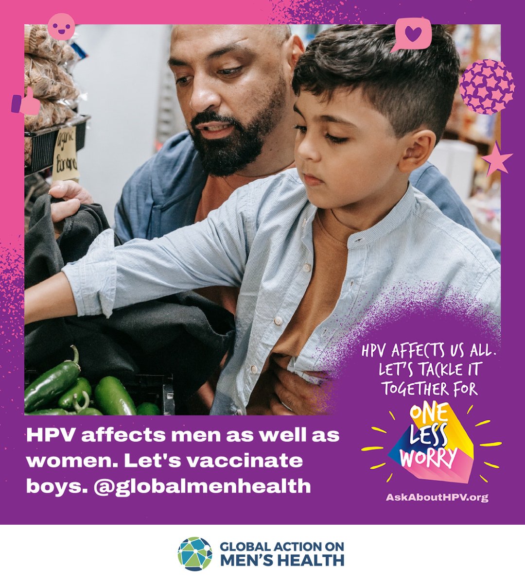 80% of us will have HPV at some point in our lives. HPV can cause 6 different types of cancer. Getting vaccinated against HPV protects you and others from the virus and from the cancers it can cause #hpvawarenessday #hpvaction askabouthpv.org