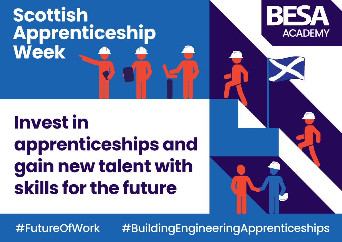 BESAGroup's tweet photo. ๐ด๓ ง๓ ข๓ ณ๓ ฃ๓ ด๓ ฟ SCOTTISH APPRENTICESHIP WEEK ๐ด๓ ง๓ ข๓ ณ๓ ฃ๓ ด๓ ฟ
๐๏ธ This week we will be highlighting how important apprenticeships are to the future of our industry.
๐ Will YOU take our Future Skills Pledge to recruit apprentices in 2024? https://t.co/roJaBzLuwm
#ScotAppWeek2024 #SkillsGeneration https://t.co/B3mNkc4Yrt