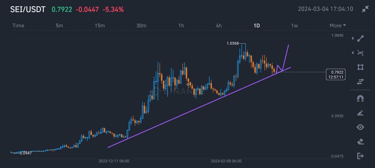 Crypto_h_u_n_t_'s tweet image. $SEI 📈
