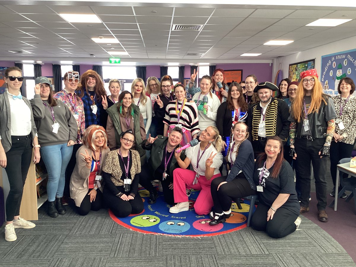 The Dream Team at RPA all took part - Mr Harvey definitely took the trophy of 'best dressed'!