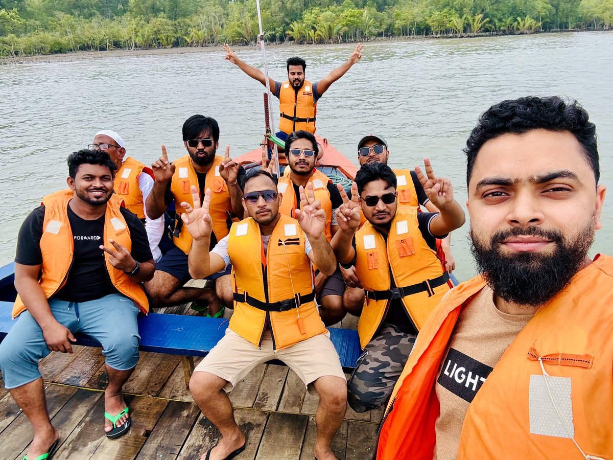HabibxBD's tweet photo. Enjoying the refreshing calmness 🍀🏀

🏕️Khulna Relax Tour - Post No 04.
📍Spot Covered: Dimer Char #Sundarban, Khulna. https://t.co/ylLnwQoxXb