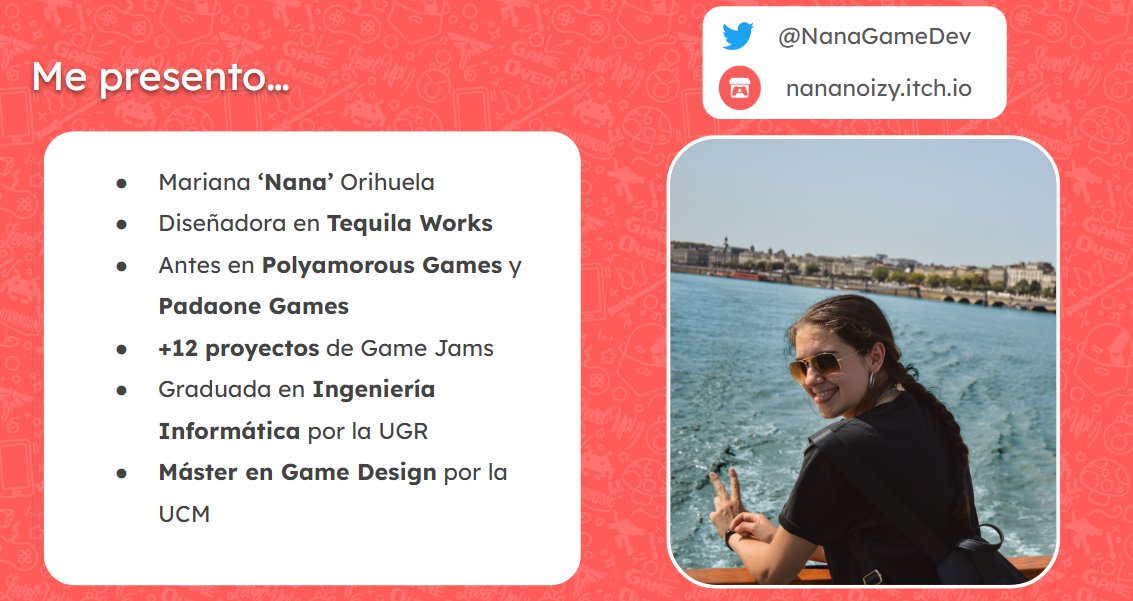¡Gente bonita! 🌞

<a href="/NanaGameDev/">Nana 🎮 🌱 (Barely using X)</a> está preparando un súper curso de Game Design para <a href="/StegaAcademy/">Stega Academy</a>  donde se verá lo más importante relacionado con el diseño de videojuegos: experiencia, gameplay, prototipado... ¿Te interesaría? 😏

👇👇👇
forms.gle/huCYW9xzaUWjC7…