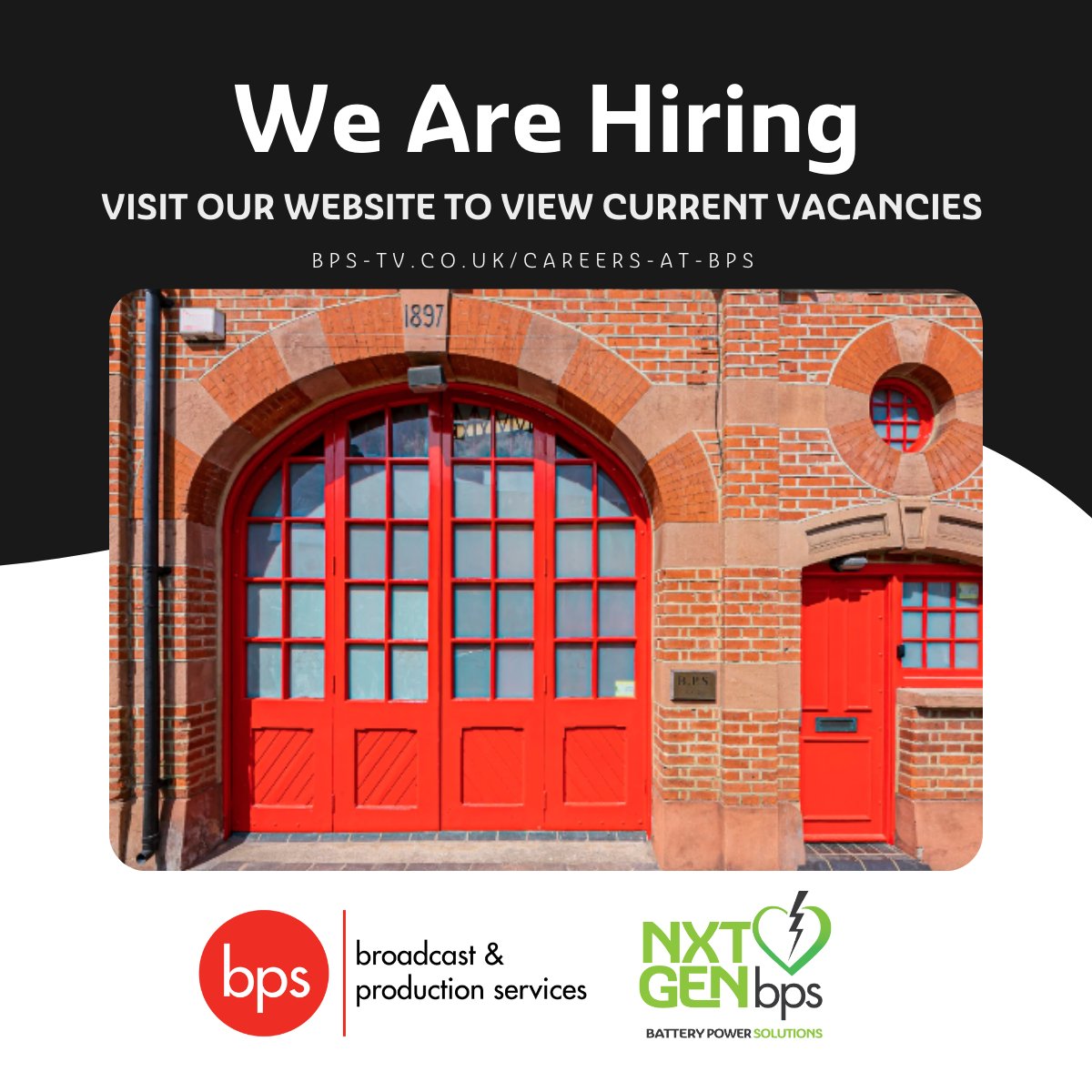 We are hiring! If you’re a talented individual looking to make your next career move and are interested in joining our rapidly expanding team, we’d love to hear from you. Please see current job listings at bit.ly/48RnNsE. Apply by emailing your CV to sales@bps-tv.co.uk.