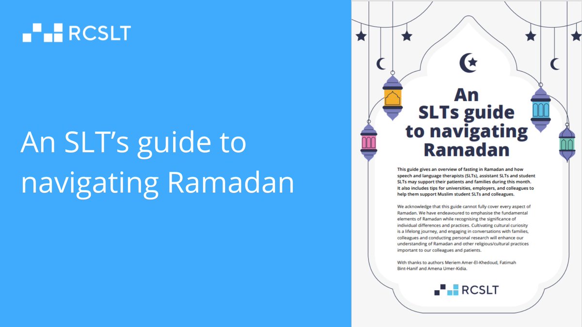 Ramadan is expected to begin on 11/3/24, depending on the sighting of the moon. Find out how to support colleagues, patients & families during Ramadan by reading guidance developed by a group of Muslim members @amer_meriem @FatimahBH @amzzumer