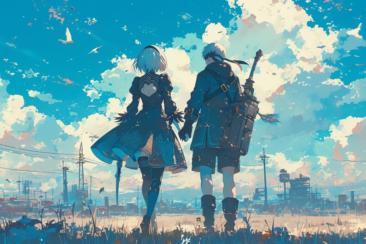 NieR:Automata 2B and 9S