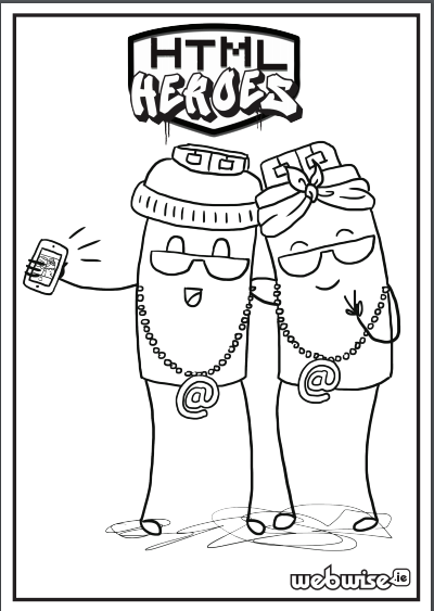 Webwise_Ireland's tweet photo. 🖍️The HTML Heroes Colouring Competition is back! Did your class use the colouring templates as part of your Safer Internet Day 2024 activities?
🏆 Enter the SID Awards for a chance to win great prizes: https://t.co/jwCwEO0QIz
#Edchatie #SID2024 #TechinOurWorld https://t.co/7WTzdDG9oX