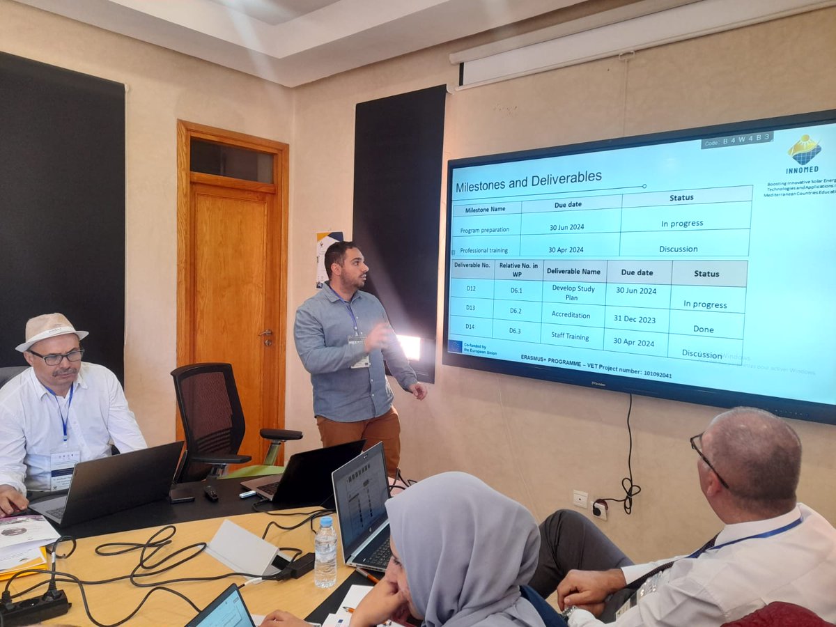 📌 @PHAETHONCoE Special Scientist Demetris Marangis represented @UCYOfficial in the 3rd #INNOMED Transnational Management Meeting, in Marrakech, Morocco (21-22 Feb), helping to set up a solar energy network and an accredited professional, career-oriented diploma in #solarenergy.