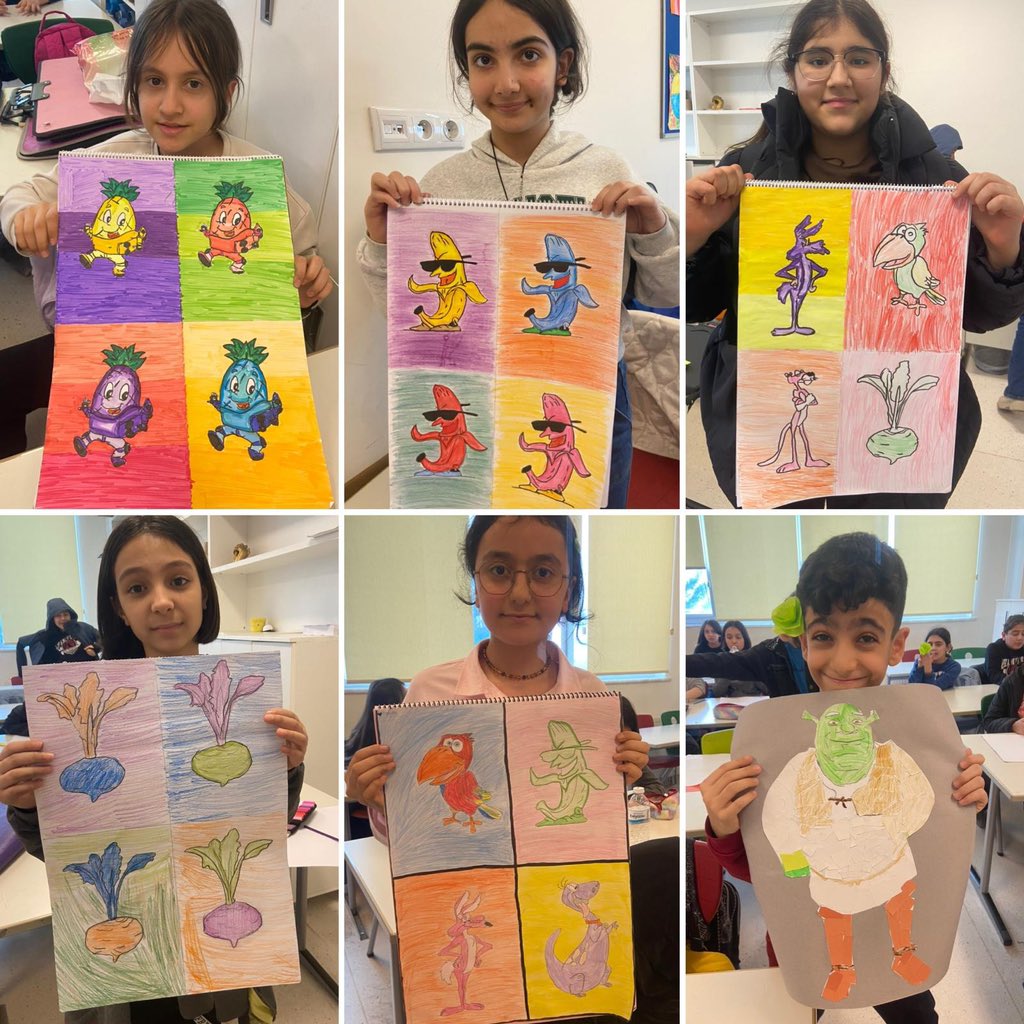 bk_siirtkampusu's tweet image. Ortaokul öğrencilerimizle görsel sanatlar derdinden zıt renkler ve mozaik çalışmaları… 🎨👨‍🎨👩‍🎨🎨🖌️
#gorselsanatlar #renkler #mozaik 
@ilkay_tandogan 
@ErdalBatg @akkoyunerkam_