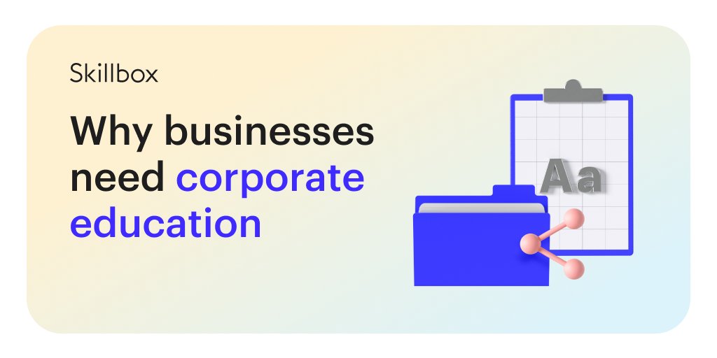 Why businesses need corporate training and how to organize it — read more from Sergey Popkov, Skillbox co-founder vc.ru/hr/764199-lyud…