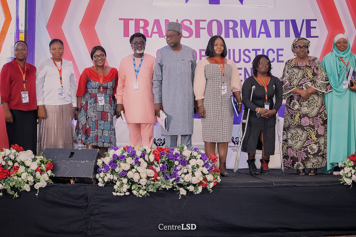 centrelsd's tweet photo. This past week witnessed the third Annual Transformative Gender Justice Conference, organized by @CAID_Nigeria in partnership with @centrelsd under the theme "Diversity and Inclusion: Empowering Communities for Transformative Gender Justice."

#sbsgender4justice https://t.co/OD7UqgSe4W