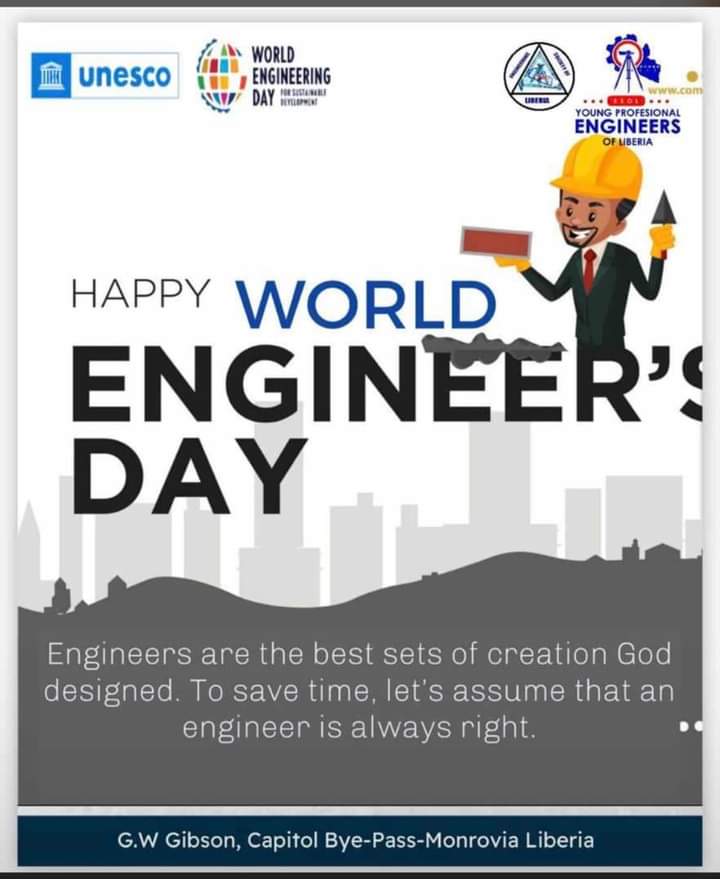 AndrewGGaye1's tweet photo. HaPpY WoRld EnGiNeErInG DaY!🌎 https://t.co/ITyRfHfeZK