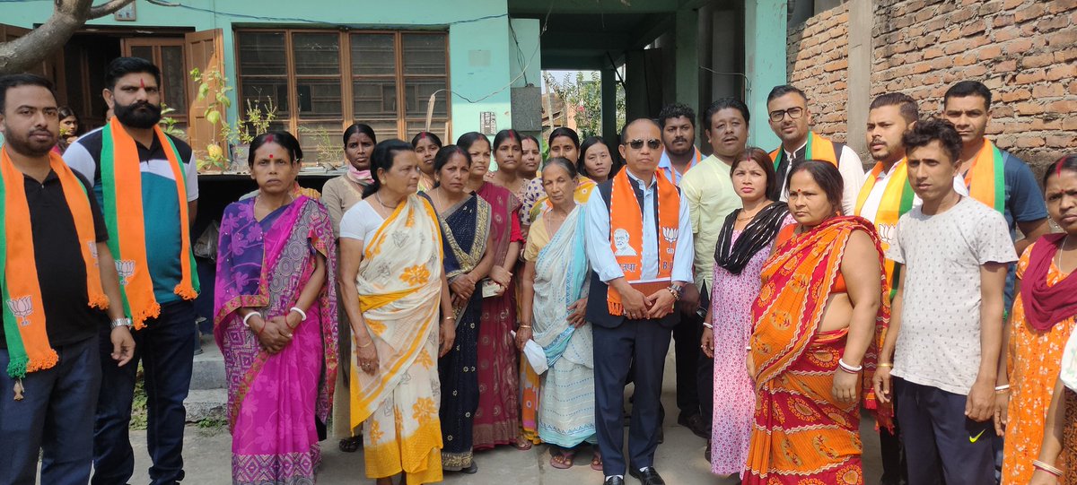 BJP Nagaland State Minority Morcha group along with my team advanced to different minority groups in Dimapur spreading awareness about the schemes offered by our esteemed Prime Minister Narendra Modi that focused on women empowerment.