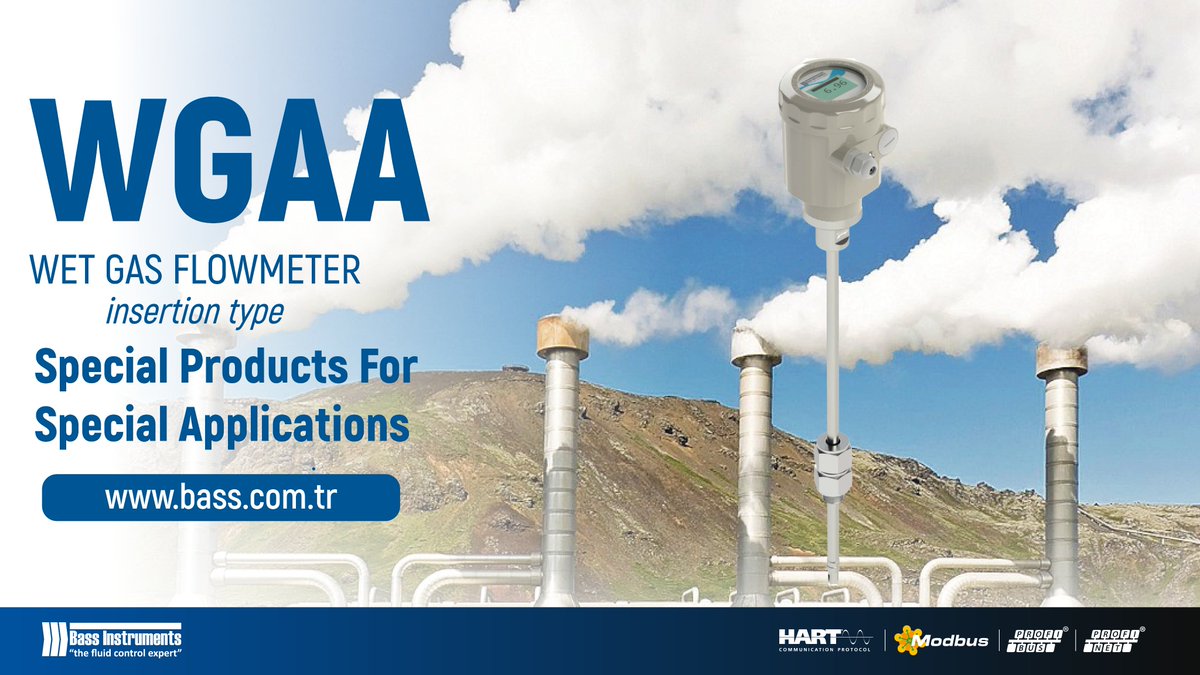 InstrumentsBass's tweet photo. 🔵 Wet Gas Insertion Flowmeter WGAA

✅ Easy Installation with Insertion Type Technology
✅ Accurate Measurement
✅ Custom Calibration for Different Gases
✅ Perfect Solution for Wet and Dirty Gases https://t.co/w7f9FU1BSH