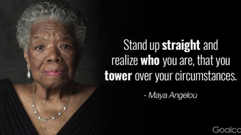For #WomenHistoryMonth we must remember this fabulous woman, @DrMayaAngelou. Her scholarly work empowers people to master their circumstances rather than be mastered by them.
                  👏🏽👏🏽👏🏽
#WomenHistoryMonth2024
#MondayMotivation
#MondayThoughts 
#MondayMindfulness