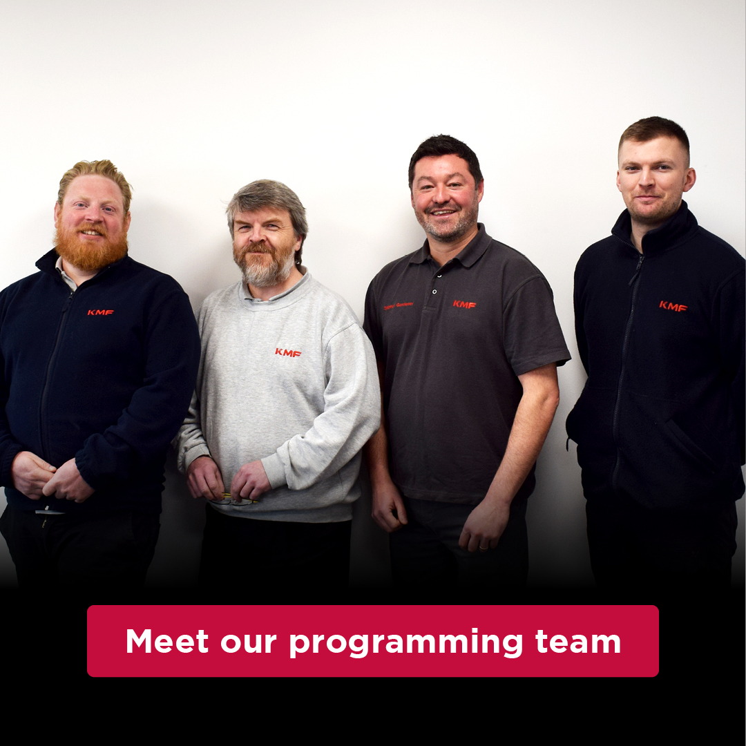 Our programming engineers ensure we manufacture complex parts with consistency, quality and efficiency! Say hello to Steve Gardener, Joshua Griffiths, Duncan Morris and Levi Boden. #meettheteam